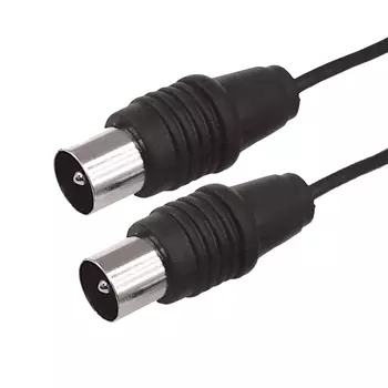 Кабель TV(M)-TV(M), экранированный, 3 м, черный REXANT (17-5023)