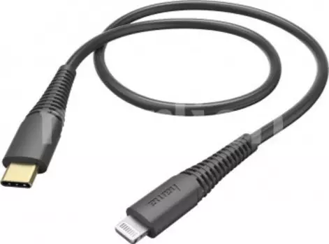 Кабель Type-c-Lightning 8-pin(m), 3A, 1.5м, черный Hama (00183308)