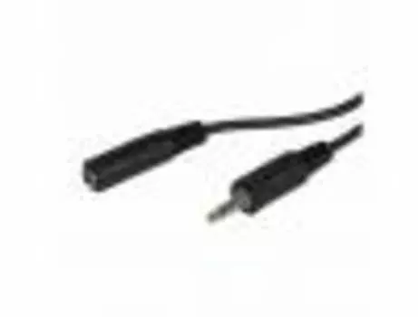 Кабель-удлинитель Jack 3.5mm(M)-Jack 3.5mm(F), 2 м, черный Ningbo (JAAC003-2)