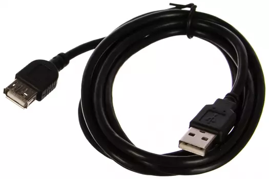 Кабель-удлинитель USB(Am)-USB(Af), 1.8 м, черный, PERFEO (U4503 / 30003921)