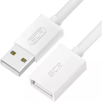 Кабель-удлинитель USB(Am)-USB(Af), 1.5 м, белый, Greenconnect GCR-UEC11 (GCR-55063)