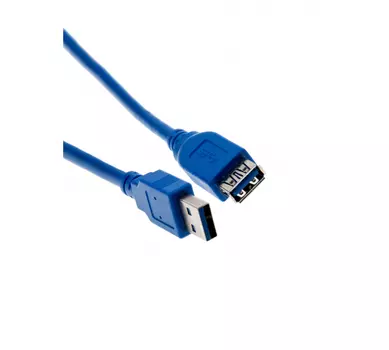 Кабель-удлинитель USB 3.0(Am)-USB 3.0(Af), 5м, синий AOpen Кабель (ACU302-5M)