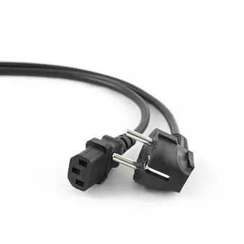 Кабель питания Schuko (Euro)(M)-IEC-320-C13, 10A, 3м, черный Wize (CAC10-EU-C13-3M)