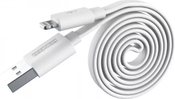 Кабель USB2.0(Am)-Lightning 8-pin, Pitatel, 1m, белый (CB12f-161-03)