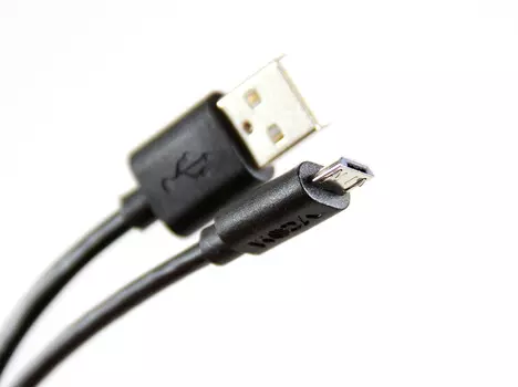 Кабель USB2.0(Am)-microUSB(Bm), VCOM, 1m, черный (VUS6945-1M)