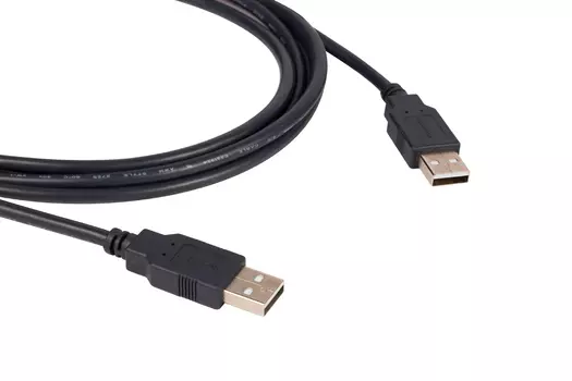 Кабель USB(Am)-USB(Am), экранированный, 3 м, черный, Kramer (C-USB/AA-10)