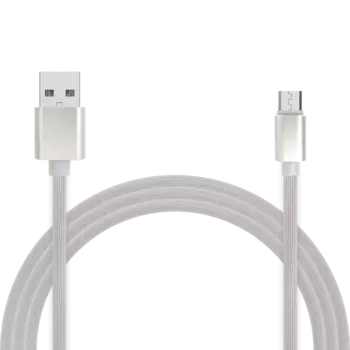 Кабель USB2.0-microUSB , Jet.A, 2m, белый, QC 3.0, 2A (JA-DC24)