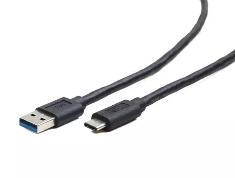 Кабель USB3.0(Am)-USB Type-C, Cablexpert, 1м, черный (CCP-USB3-AMCM-1M)