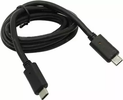 Кабель USB3.1Type-C(m)-USB3.1Type-C(m), VCOM, 1m, данные10Гб/с, номинальный ток 5А (CU420)