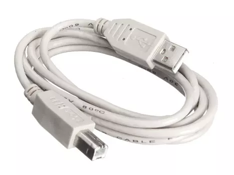 Кабель USB(Am)-USB(Bm), 1.5 м, серый, Netko (NUSB-1.1AB-1.5m-php/gry)