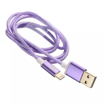 Кабель USB 2.0(A)/Lightning, 1m, реверсивный, фиолетовый, ACD Style (ACD-U913-P6P)