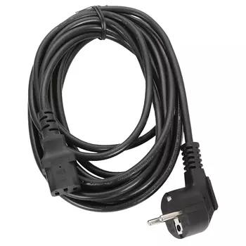 Кабель питания Schuko (Euro)(M)-IEC-320-C13, 10A, 5м, черный Cablexpert (PC-186-VDE-5M)