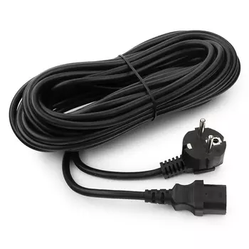 Кабель питания Schuko (Euro)(M)-IEC-320-C13, 10м, черный Cablexpert (PC-186-1-10M)
