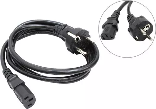 Кабель питания Schuko (Euro)(M)-IEC-320-C13, 1.5м, черный Hama (00044219)