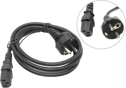 Кабель питания Schuko (Euro)(M)-IEC-320-C13, 1.5м, черный Hama (H-29934/00029934)