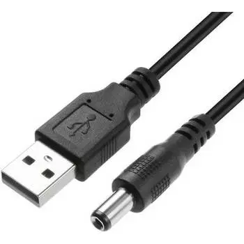 Кабель USB 2.0(Am)-DC 5.5mm, 1A 1.5 м, черный UGREEN DZ011 (DZ011)