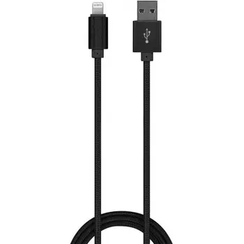Кабель USB 2.0(Am)-Lightning 8-pin(m), 1.5A 3 м, черный KS-IS (KS-292B-3)
