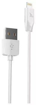 Кабель USB 2.0(Am)-Lightning 8-pin(m), 1 м, белый HOCO X1 Rapid (6957531033448)
