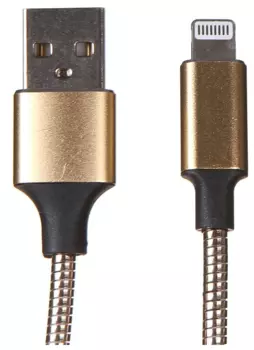 Кабель USB 2.0(Am)-Lightning 8-pin(m) 1 м, золотистый MEDIAGADGET (MGC040MGD)