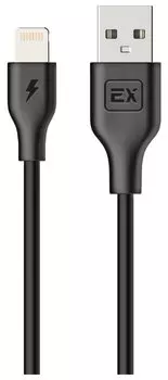 Кабель USB 2.0(Am)-Lightning 8-pin(m), 1м, черный Exployd Classic EX-K-482 (EX-K-482)