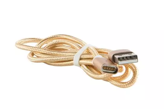 Кабель USB-Lightning 8-pin, 1м, золотистый Red Line