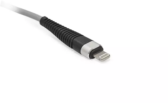 Кабель USB-Lightning 8-pin, 2.1A, 1м, серебристый CBR CB 501