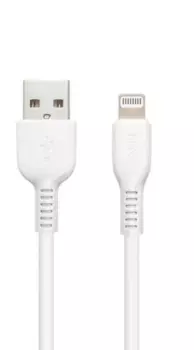 Кабель USB-Lightning 8-pin, 2.4A, 1 м, белый, HOCO X13 Easy (6957531061151)