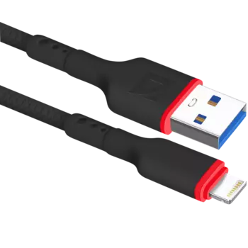 Кабель USB 2.0(Am)-Lightning 8-pin(m), 2.4A 1 м, черный Defender F156 (87111BLA)