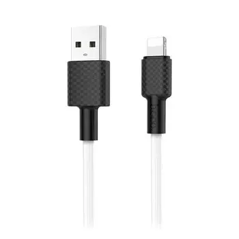 Кабель USB-Lightning 8-pin, 2A, 1м, белый HOCO Superior style X29 (6957531089711)