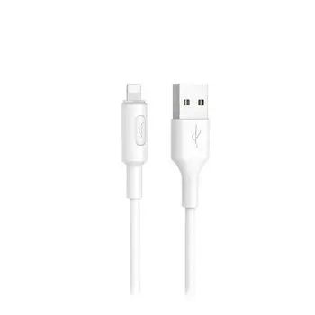 Кабель USB-Lightning 8-pin, 2A, 1м, белый HOCO X25 (6957531080114)