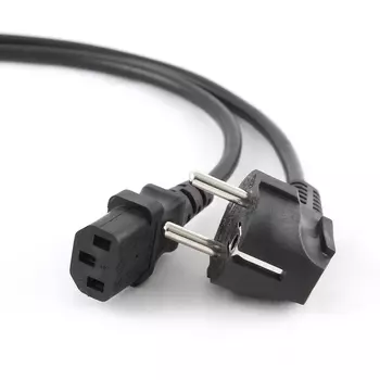 Кабель питания Schuko (Euro)(M)-IEC-320-C13, 6A, 3м, черный Cablexpert (PC-186-10)