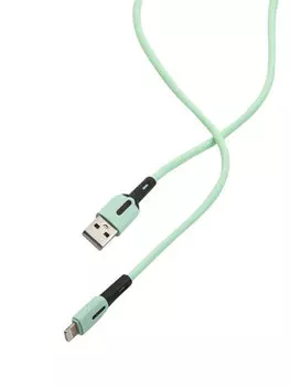 Кабель USB 2.0(Am)-Lightning 8-pin(m), 2A, 1м, мятный USAMS SJ431 (SJ431USB03)