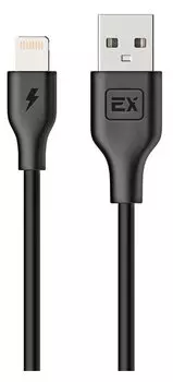 Кабель USB 2.0(Am)-Lightning 8-pin(m), 2м, черный Exployd Classic EX-K-488 (EX-K-488)