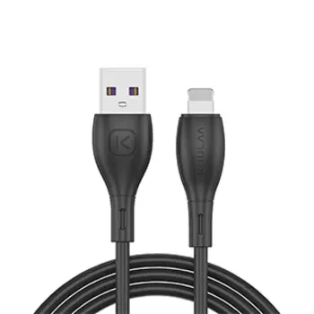 Кабель USB 2.0(Am)-Lightning 8-pin(m), 2м, черный KUULAA (KL-X27-L-200B)