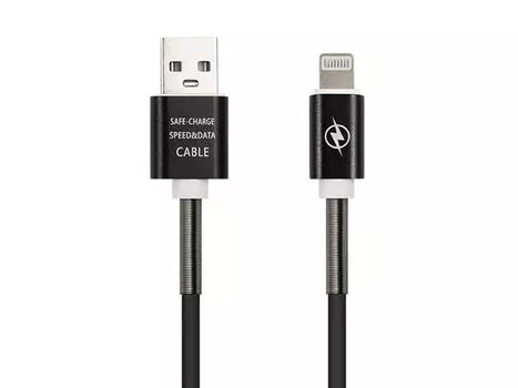 Кабель USB 2.0(Am)-Lightning 8-pin(m) 3м, черный Red Line (УТ000033328)