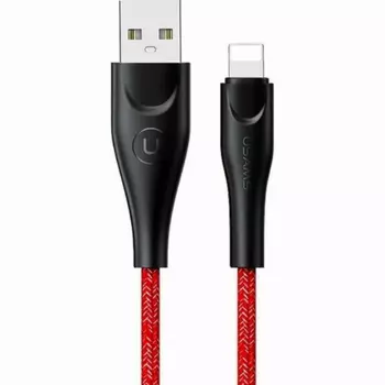 Кабель USB-Lightning 8-pin, 3м, красный USAMS SJ397 (SJ397USB02)