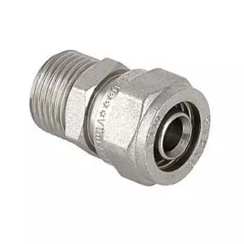 Соединитель прямой Valtec 16 обж(ц) х 3/4" НР VTm.301.N.001605