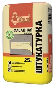 Старатели, 25 кг, Штукатурка цементная Фасадная серая