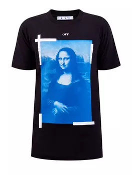 Хлопковая футболка Monalisa с двойным макро-принтом
