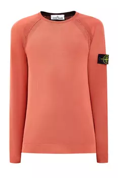 Хлопковый джемпер из легкой пряжи Reversible Knit с двухцветным эффектом