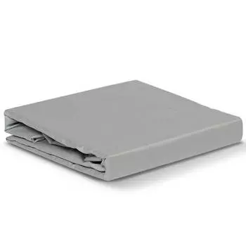 Простыня 1,5-спальная Tkano Essential 180x270см, цвет светло-серый
