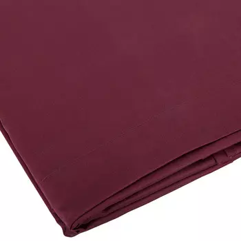 Простыня 2-спальная Lameirinho Sateen 220x240см, цвет бордовый