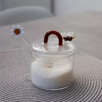 Сахарница с ложкой WD Lifestyle Monterey Bee and Daisy
