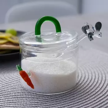 Сахарница с ложкой WD Lifestyle Monterey Rabbit and Carrot