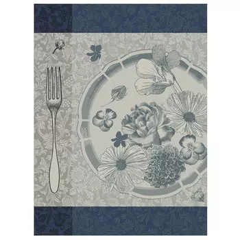 Полотенце кухонное 60х80см Le Jacquard Francais Fleurs A Croquer