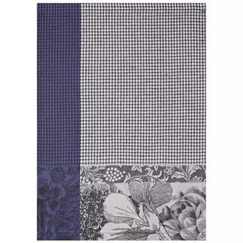 Полотенце кухонное Le Jacquard Francais Fleurs A Croquer 38x54см, цвет синий