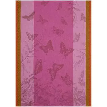 Полотенце кухонное Le Jacquard Francais Jardin Des Papillons, цвет фиолетовый
