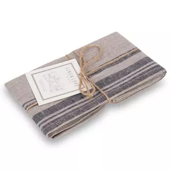 Полотенце кухонное Linen Love 42x70см natural black