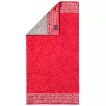 Полотенце махровое Cawo Two-Tone 50x100см, цвет бордовый