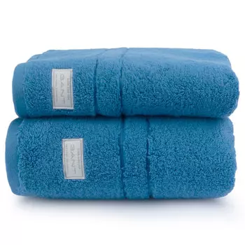 Полотенце махровое Gant Home Organic Premium 50x100см, цвет синий